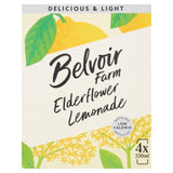 Belvoir Farm Delicious & Light Elderflower Lemonade 4 x 330ml - McGrocer