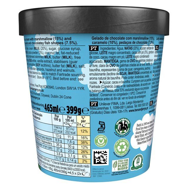 Ben & Jerry's Phish Food Chocolate & Marshmallow Ice Cream Tub 465ml - McGrocer