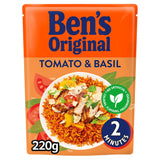 Ben's Original Tomato & Basil Microwave Rice 220g - McGrocer