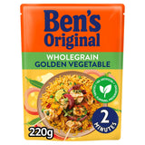Ben's Original Wholegrain Golden Vegetable Microwave Rice 220g - McGrocer