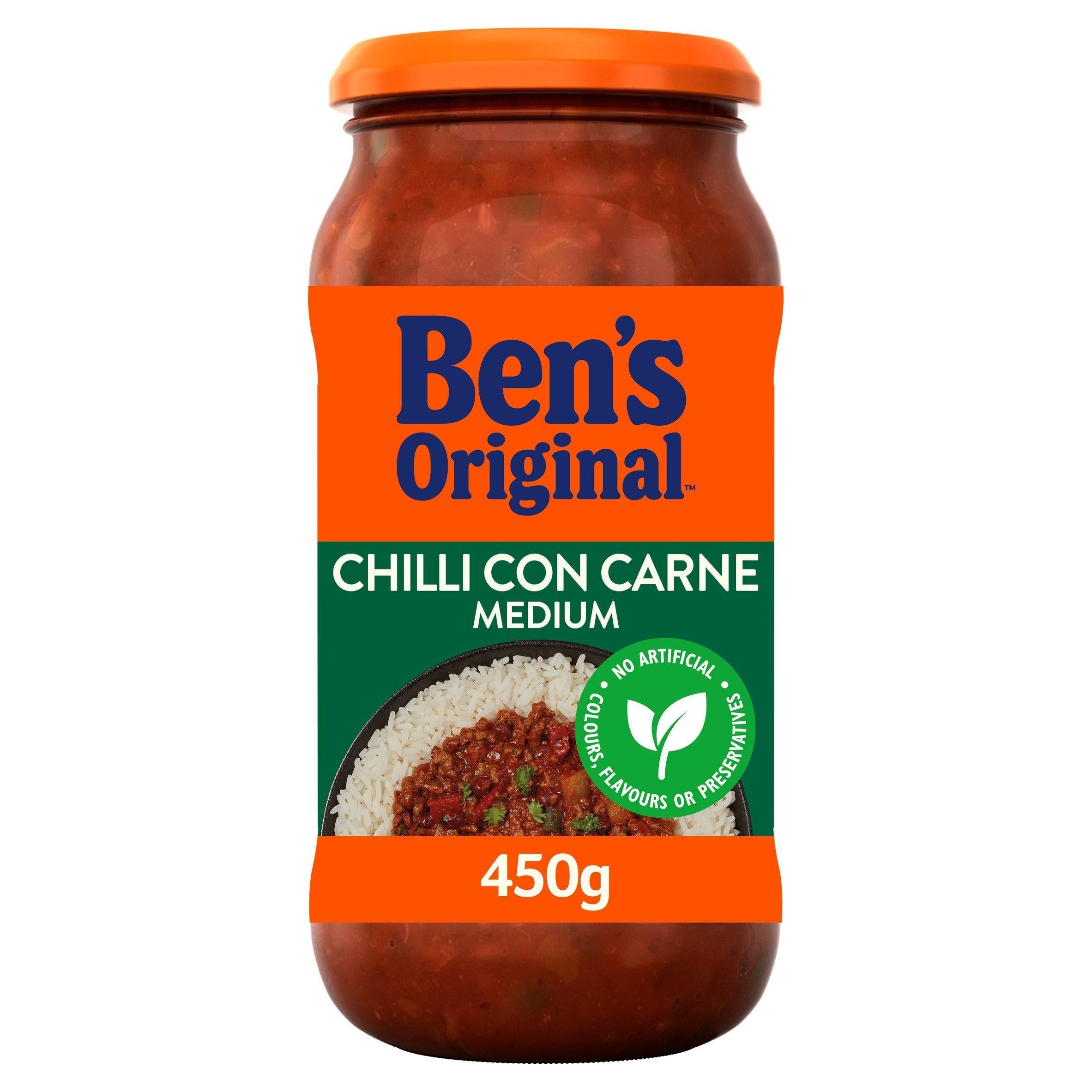 Bens Original Medium Chilli Con Carne Sauce 450g - McGrocer