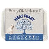 Benyfit Natural Meat Feast Turkey Complete Adult Raw Working Dog Food 1kg - McGrocer