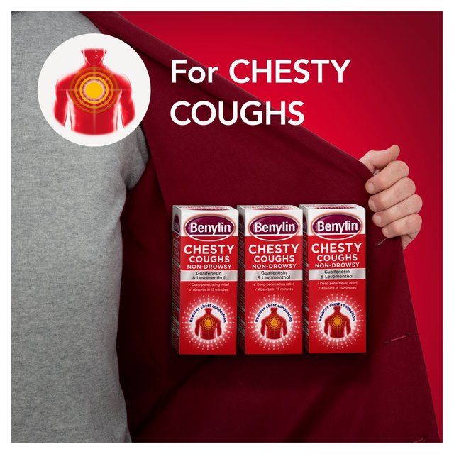 Benylin Chesty Cough Non Drowsy Syrup 300ml - McGrocer