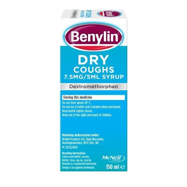 Benylin Dry Coughs Cough Syrup 150ml - McGrocer