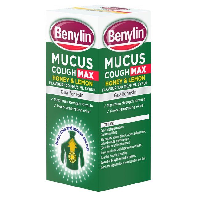 Benylin Mucus Cough Max Syrup - Honey & Lemon 300ml - McGrocer