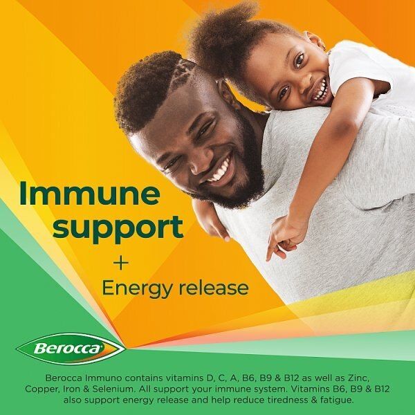 Berocca® Immuno - Energy & Immune Support 30 Tablets - McGrocer