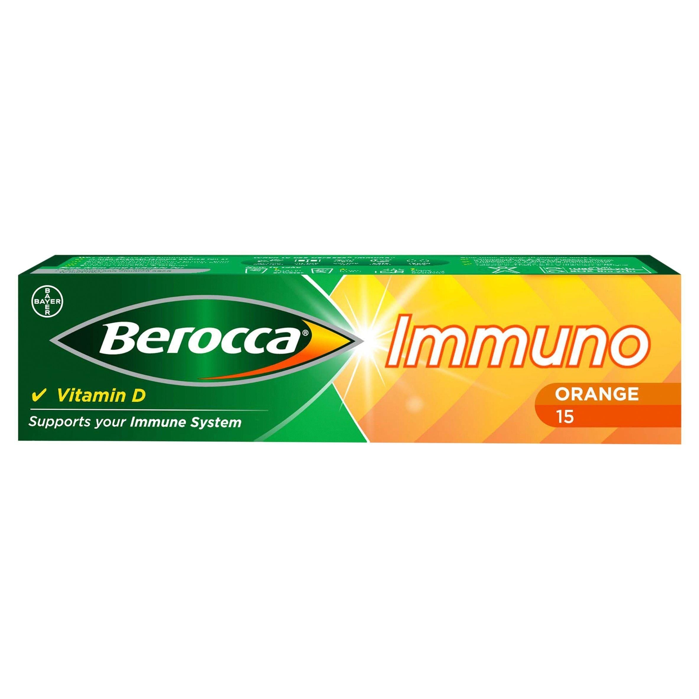Berocca Immuno-Energy & Immune Support Tablets x15 - McGrocer
