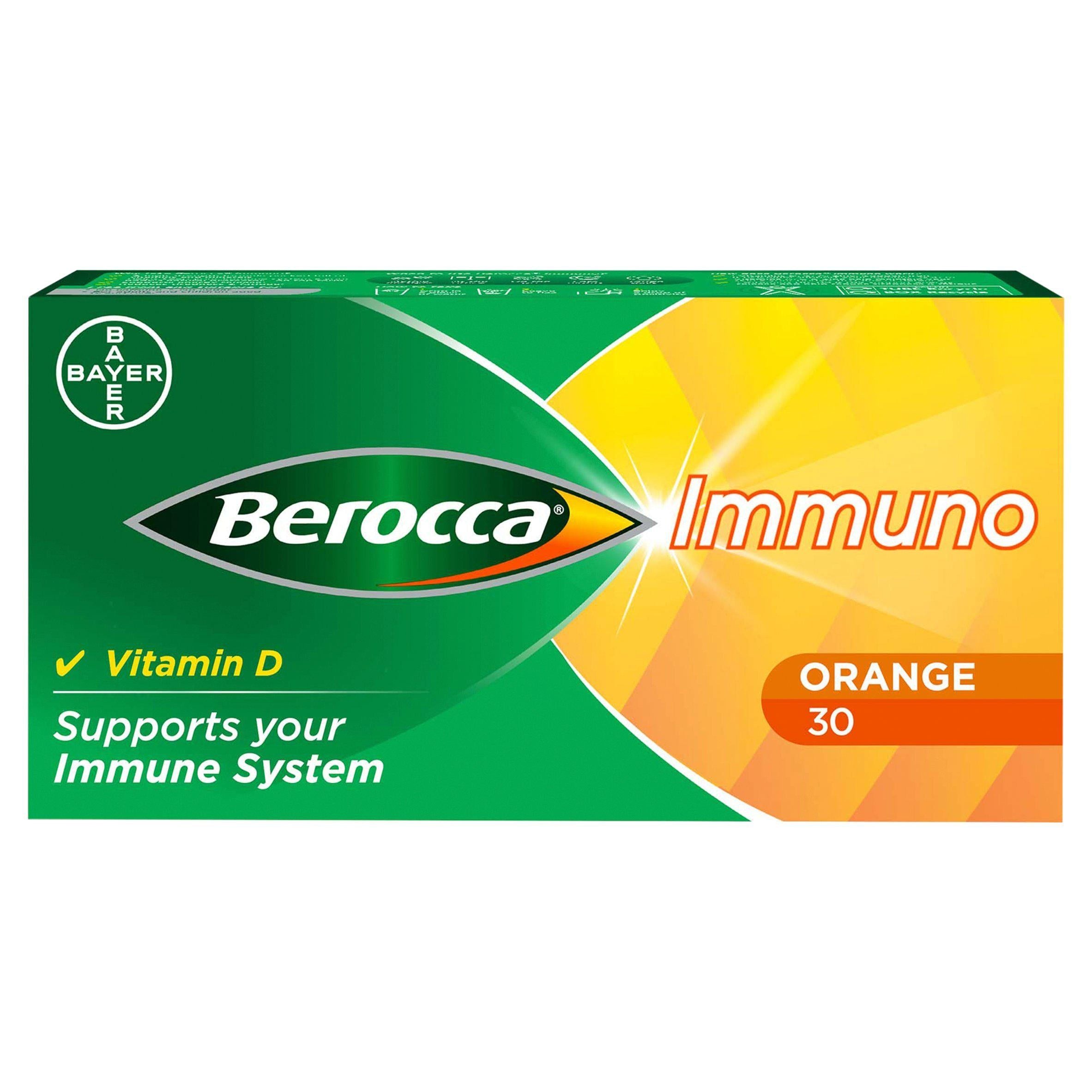 Berocca Immuno-Energy & Immune Support Tablets x30 - McGrocer