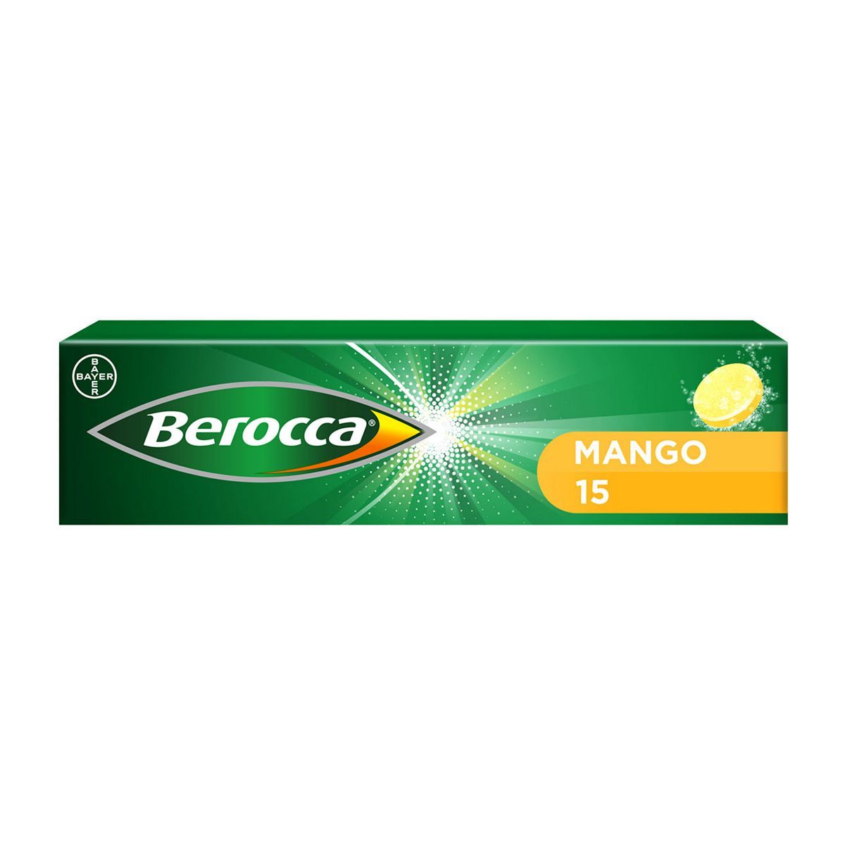 Berocca Mango Energy Vitamin 15 Tablets - McGrocer
