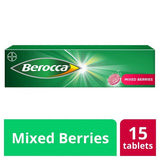 Berocca Mixed Berries Sugar Free Effervescent 15 Tablets - McGrocer