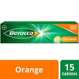 Berocca Orange Energy Effervescent Vitamin Tablets x15 - McGrocer