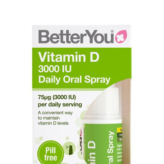 BetterYou D3000 Vitamin D Daily Oral Spray 15ml - McGrocer