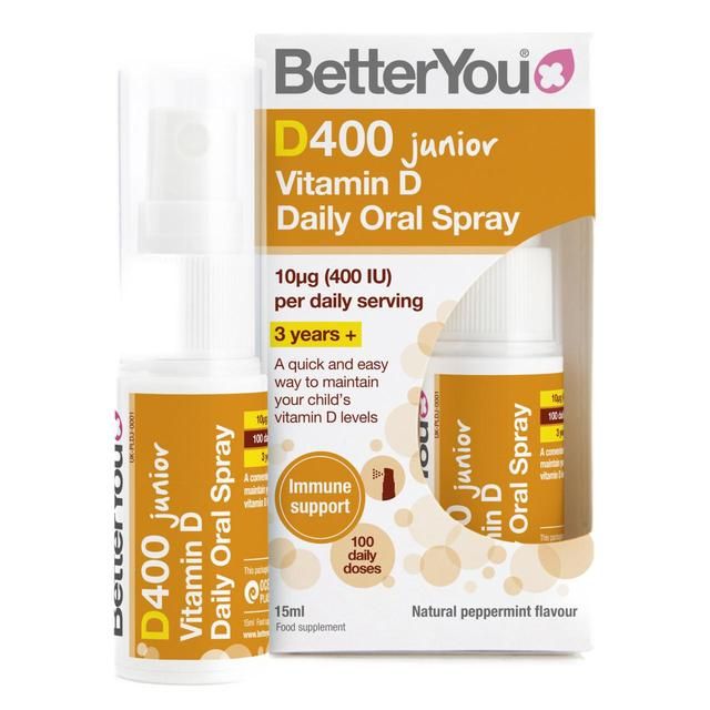 BetterYou D400 Kid's Vitamin D Daily Oral Spray 3yrs+    15ml - McGrocer
