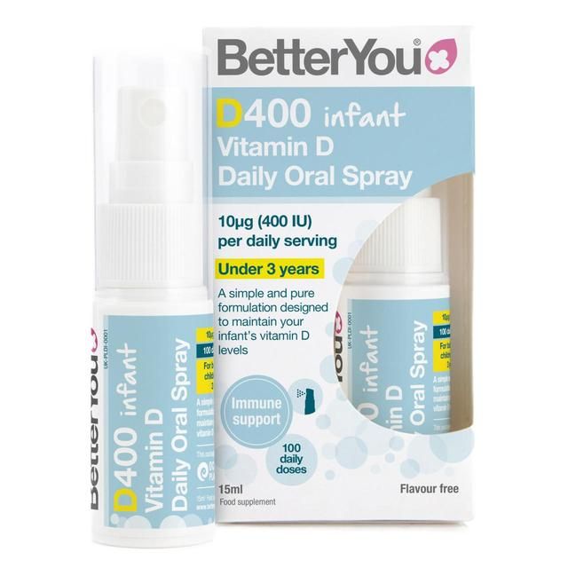 BetterYou D400 Kid's Vitamin D Daily Oral Spray under 3yrs   15ml - McGrocer