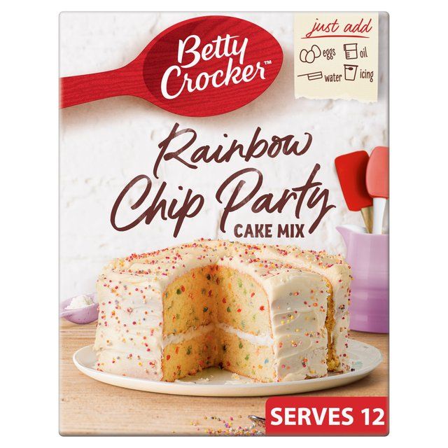 Betty Crocker Rainbow Chip Party Cake Mix 425g - McGrocer