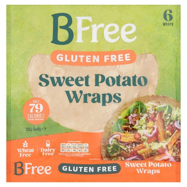 BFree Sweet Potato Wraps 6 x 42g - McGrocer