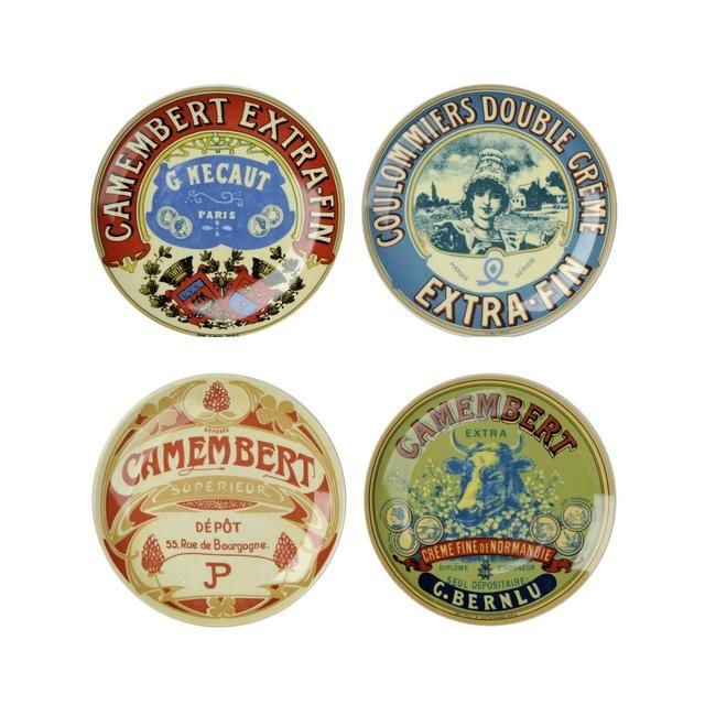BIA Set of 4 Classic Camembert Plates - McGrocer