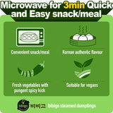 bibigo Korean Spicy Green Chili Steamed Dumpling 168g - McGrocer