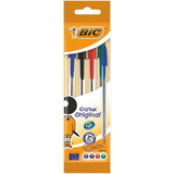 BIC Cristal Original Ballpoint Pens Assorted Box of 4 4 per pack - McGrocer