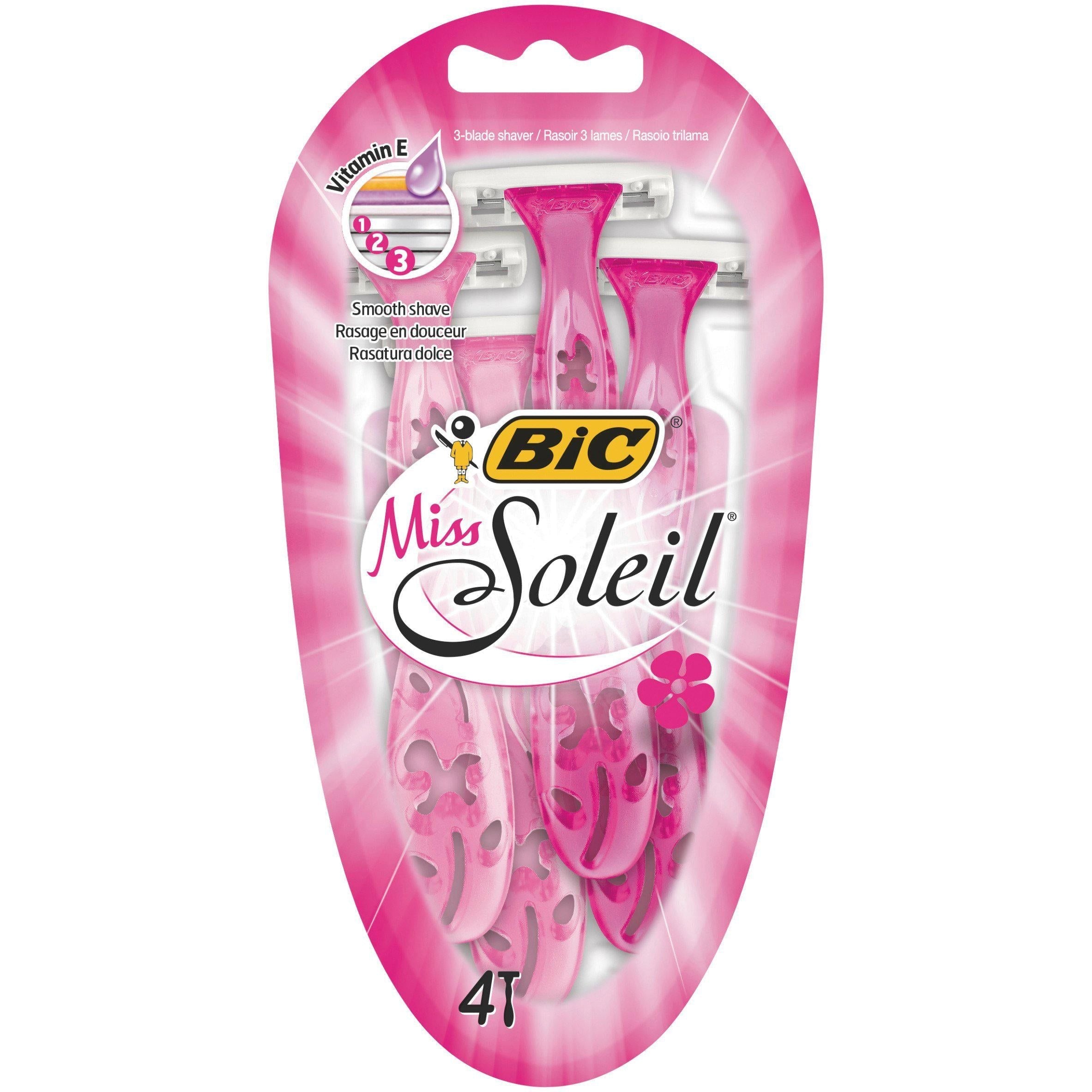 BIC Miss Soleil Disposable Razors 4 Pack - McGrocer