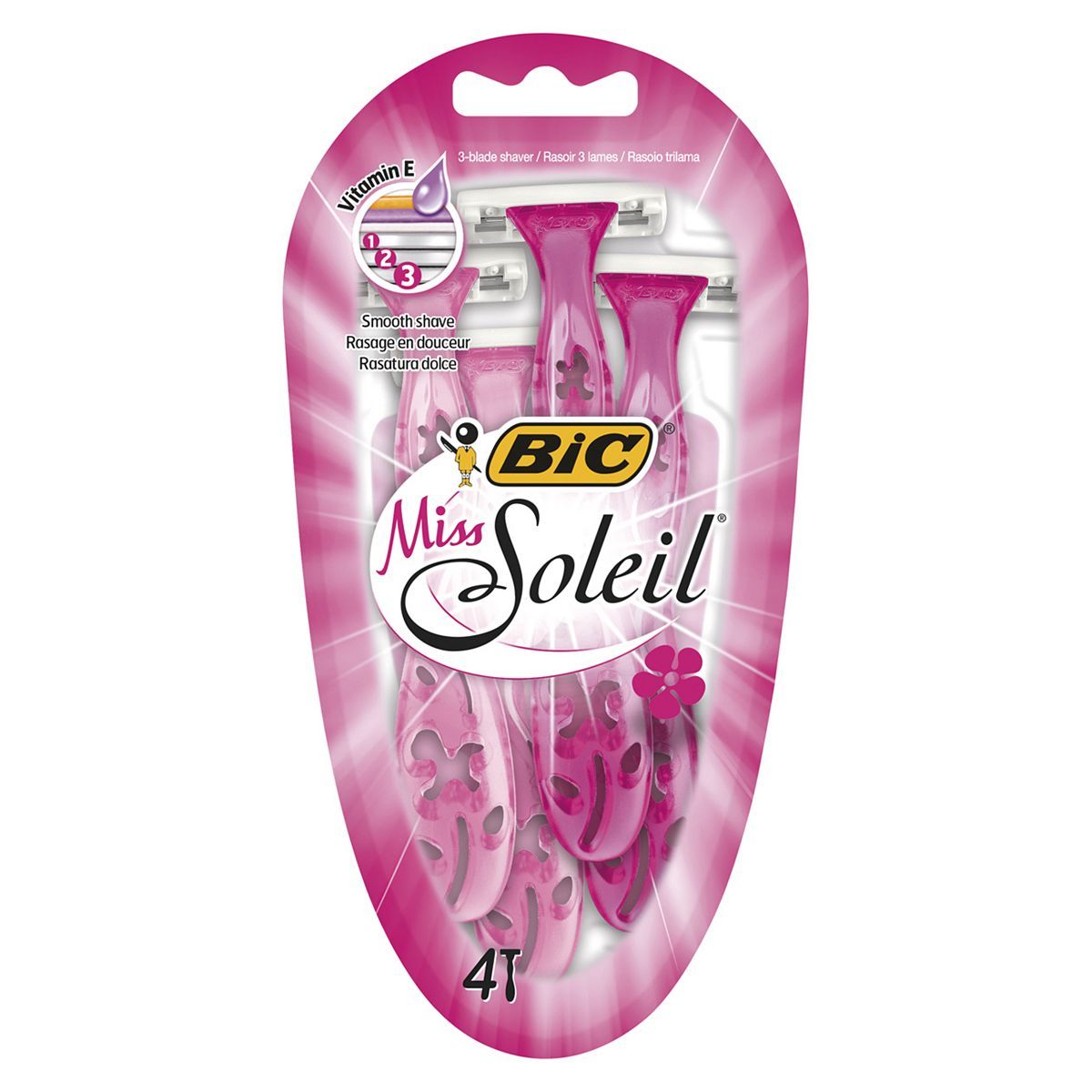 BIC Miss Soleil Disposable Women's Razors 4 Pack - McGrocer