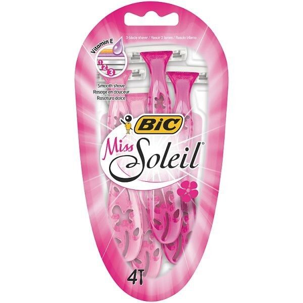 BIC Miss Soleil Triple Blade Disposable Razor - x4 - McGrocer
