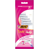 Bic Twin Lady Sensitive Disposable Razors 5 Pack - McGrocer
