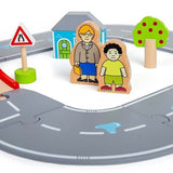 Bigjigs Rail 36 Piece Figure of Eight Roadway Set - McGrocer
