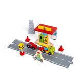 Bigjigs Rail 54 Piece Wooden Roadway Accessory Pack - McGrocer