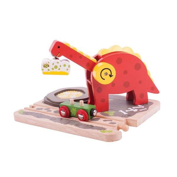 Bigjigs Rail Dinosaur Crane - McGrocer