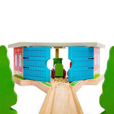 Bigjigs Rail Triple Engine Shed - McGrocer