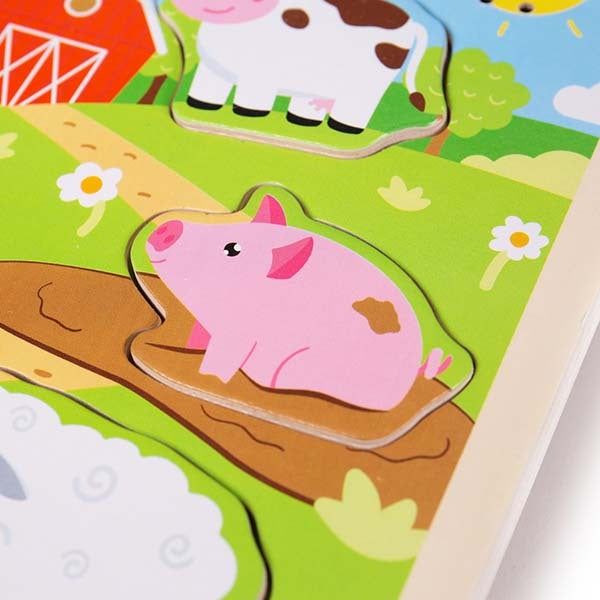 Bigjigs Toys Farm Sounds Puzzle - McGrocer