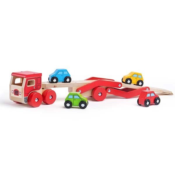 Bigjigs Toys Transporter Lorry Toy - McGrocer