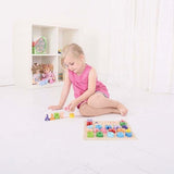 Bigjigs Toys Wooden ABC Puzzle - McGrocer