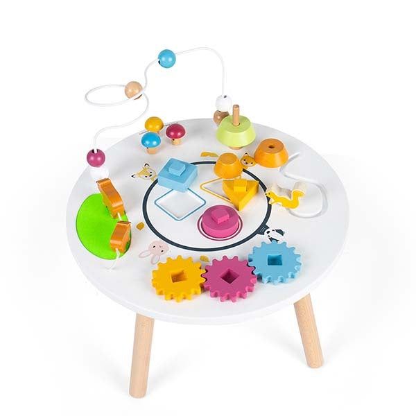 Bigjigs Toys Wooden Animal Activity Table - McGrocer