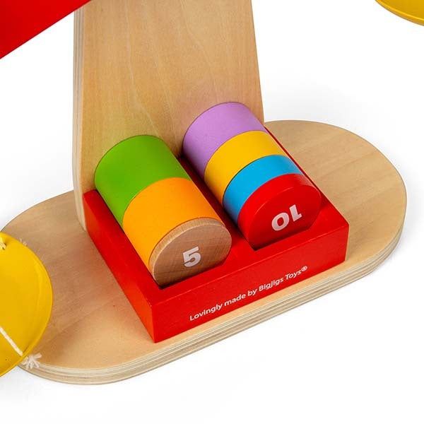Bigjigs Toys Wooden Balancing Scales Game - McGrocer