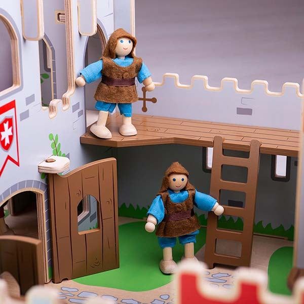Bigjigs Toys Wooden King George's Castle Playset - McGrocer