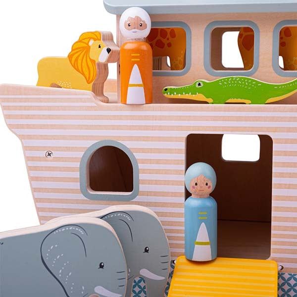 Bigjigs Toys Wooden Noah's Ark Platset - McGrocer