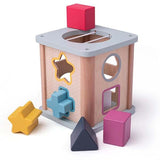 Bigjigs Toys Wooden Shape Sorter - McGrocer