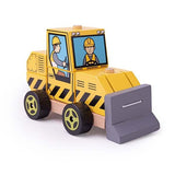 Bigjigs Toys Wooden Stacking Bulldozer Toy - McGrocer