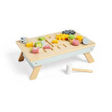 Bigjigs Toys Wooden Table Top Activity Bench - McGrocer