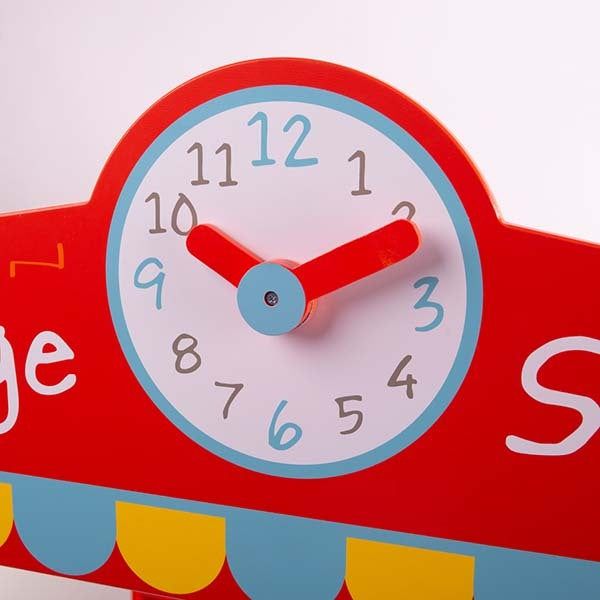 Bigjigs Toys Wooden Village Shop Playset - McGrocer