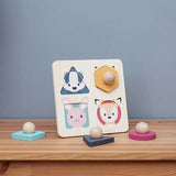 Bigjigs Toys Woodland Animal Shape Matching Puzzle - McGrocer