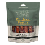 Bingham Farms Duck Wrapped Rawhide Twist Med 6 per pack - McGrocer