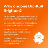 Bio-Kult Probiotics Brighten Gut Supplement with Vitamin D Capsules 60 per pack - McGrocer