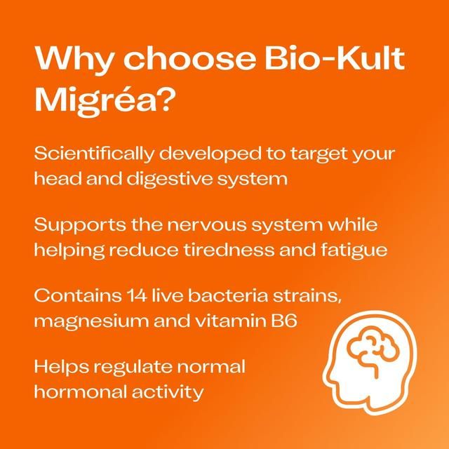 Bio-Kult Probiotics Migrea Gut Supplement 60 Capsules 60 per pack - McGrocer