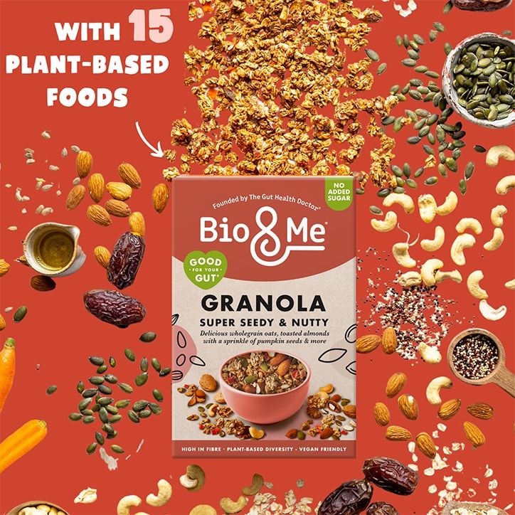 Bio & Me Cocoa & Hazelnut Protein Gut-Loving Granola 360g - McGrocer