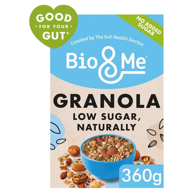 Bio&Me Granola Low Sugar Naturally Gut-Loving Prebiotic 360g - McGrocer