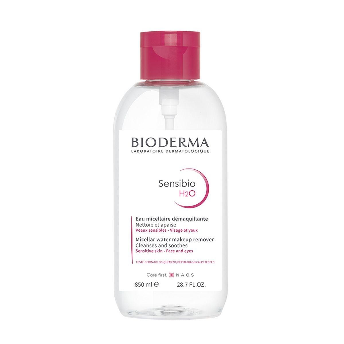 Bioderma Sensibio H2O Jumbo 850ml Micellar Water Reverse Pump - McGrocer