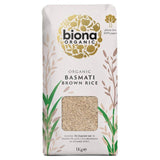 Biona Organic Basmati Brown Rice 1kg - McGrocer